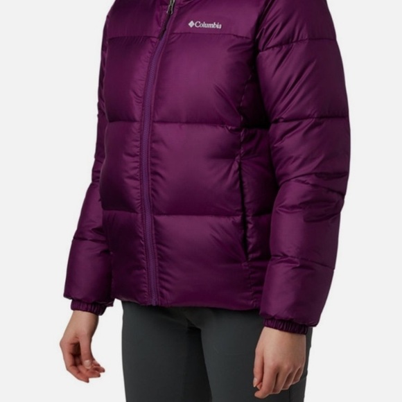 Womens Columbia Purple Puffer Jacket - Picture 2 of 16